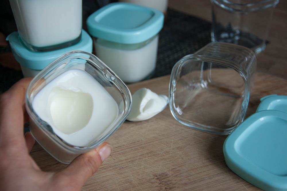 Range pots et couvercles pour la yaourtiere SEB Multidelices