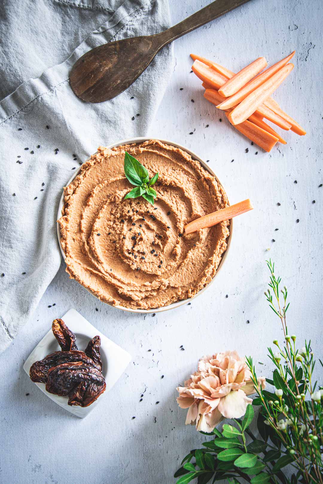 houmous tomates séchées