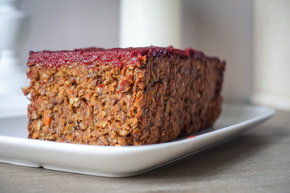 Terrine de lentilles et sa sauce barbecue maison